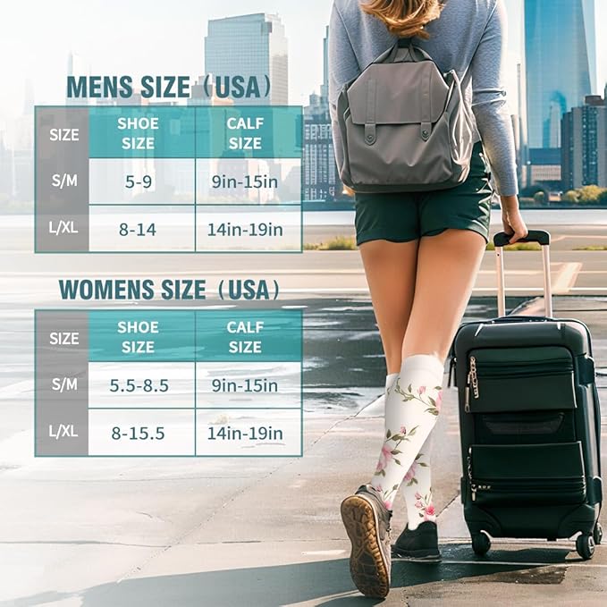 BLUEENJOY Copper Compression Socks for Women & Men (6 pairs) - Best Support for Nurses, Running, Hiking, Recovery