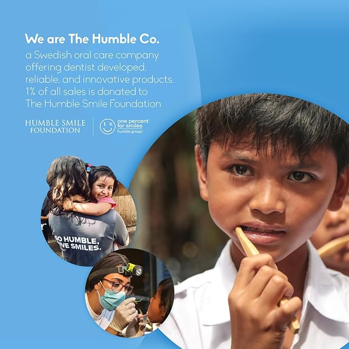 The Humble Co. Plant Based Electric Toothbrush Heads 4pk – Replacement Heads, Helps Remove Plaque and Eliminate Bad Breath