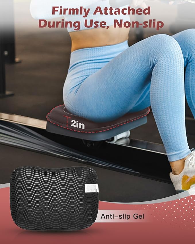 Rowing Machine Seat Cushion for The Concept 2 Rowing Machine with Extra Sports Headband, Memory Foam Row Machine Pad-Compatible with Concept 2 Rower, Recumbent Stationary Bike, Watter Rower