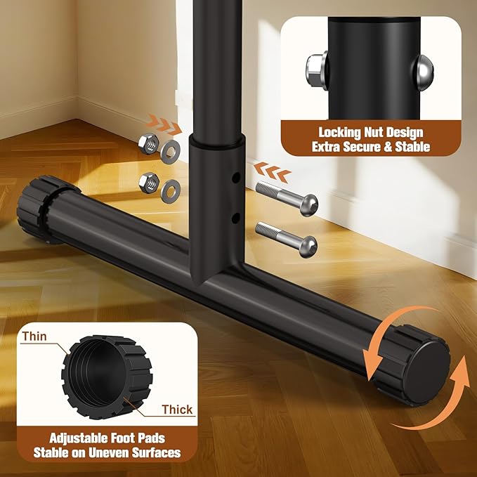 RELIFE REBUILD YOUR LIFE Dip Station Functional Heavy Duty Dip Stands Fitness Workout Dip bar Station Stabilizer Parallette Push Up Stand