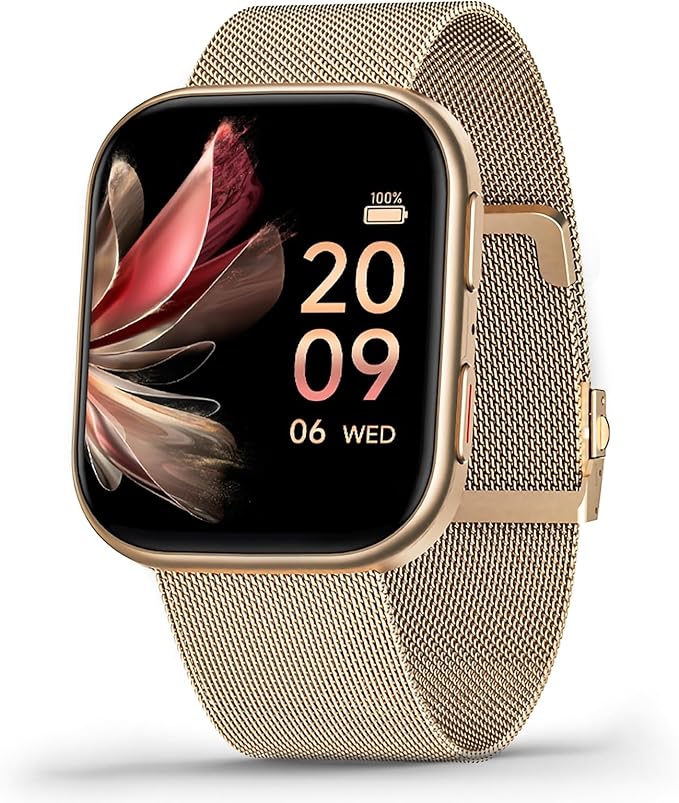 FITVII Health & Fitness Tracker (Answer/Make Calls), Smart Watch with 24/7 Heart Rate and Blood Pressure, Sleep Tracking, Blood Oxygen Monitor, 120+ Sport Modes Activity Tracker for Women Men