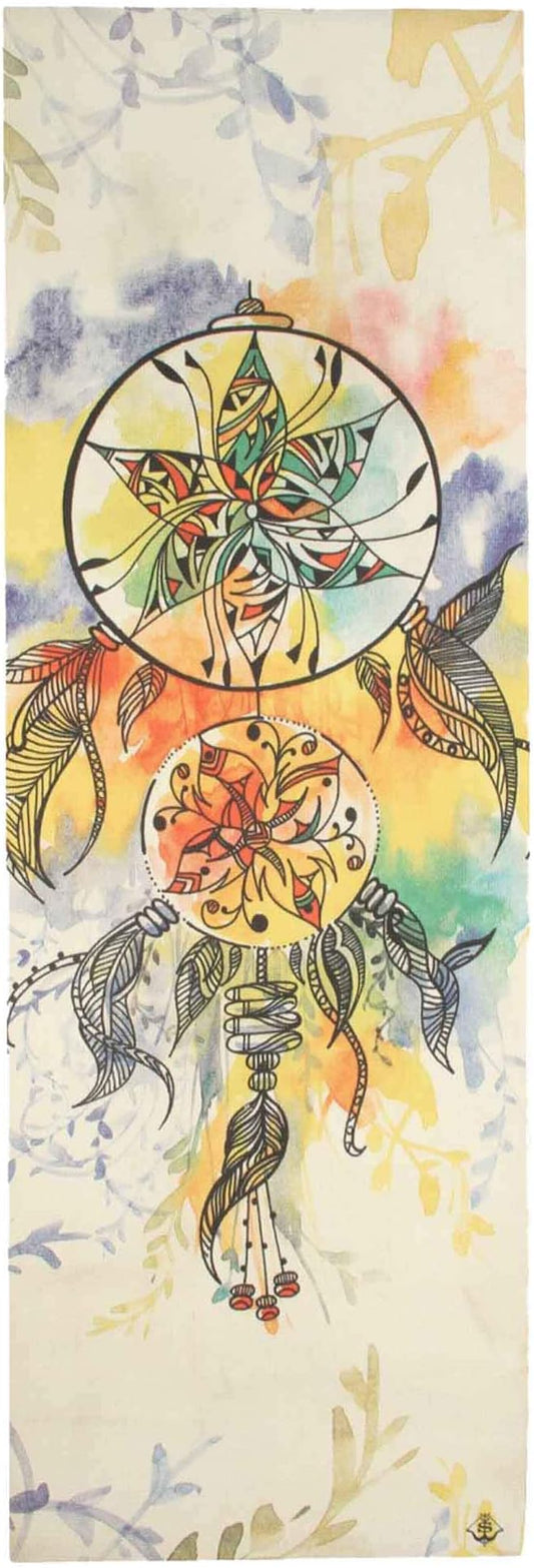 TPE Yoga Mat - Artist Designed, Premium eco friendly mats, Non Slip, Non toxic, Great For Regular & Hot Yoga, Pilates and Workouts (72 inch x 24 inch x 6mm thick)