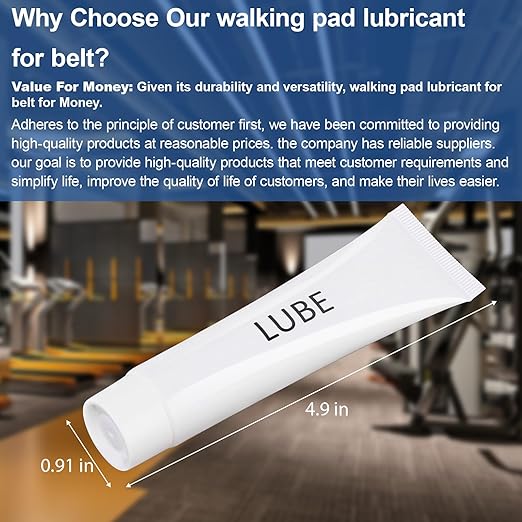 Fitness Treadmill Tube of Tread Belt Deck Lube for Spirit Sole Fitness Treadmill, Silicone Lubricant Oil Maintenance Lubricant p/n N020001, with Cleaning Cloth and Brush (1 Pack)