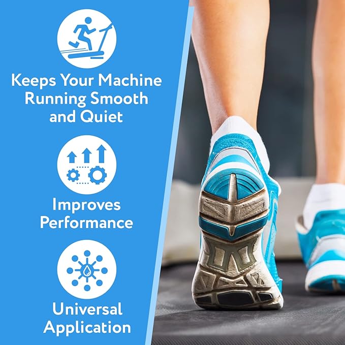 Silicone Treadmill Belt Lubricant/Lube - Easy to Apply Lubrication - Made in The USA - Treadmill Lubricant for Belt - 2 Pack