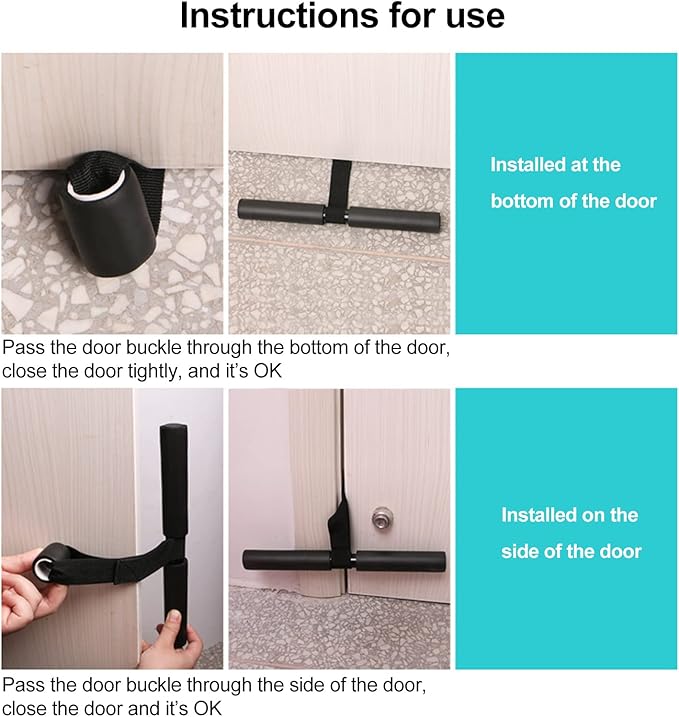 Door Sit Up Bar, Barbell Doorway Situp Bar Sit Up Assistant Device Abdominal Core Workout Equipment for Men Women Exercise