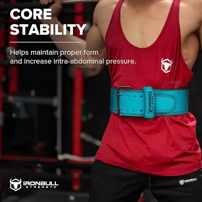 Powerlifting Belt - IPF Approved – Weight Lifting Belt 10mm - Prong Weightlifting Belt for Squats, Deadlift, and Bench Press – Lifting Belt Leather 4in for Men and Women – Back Brace for Gym, Workout, Strength Training, Strongmen & Power Lift