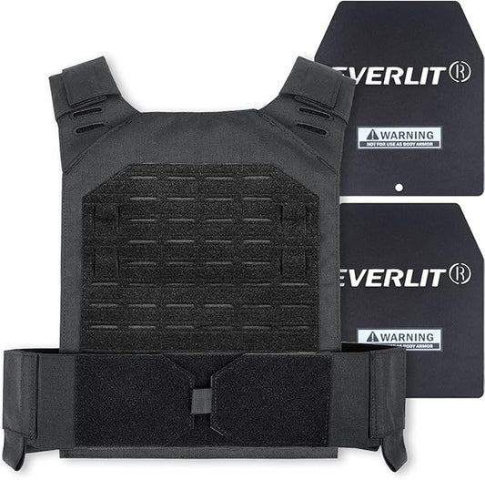 EVERLIT Adjustable Weighted Vest 14 Lbs/ 20 Lbs, Weight Included, for Body Weight Training Fitness Workout Running for Men Women