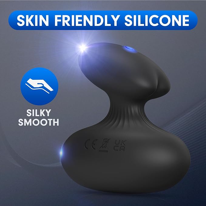 Fully Waterproof Massage Ball, Portable Handheld Neck Massager, Multifunctional Rechargeable Muscle Massage Tool (Black)