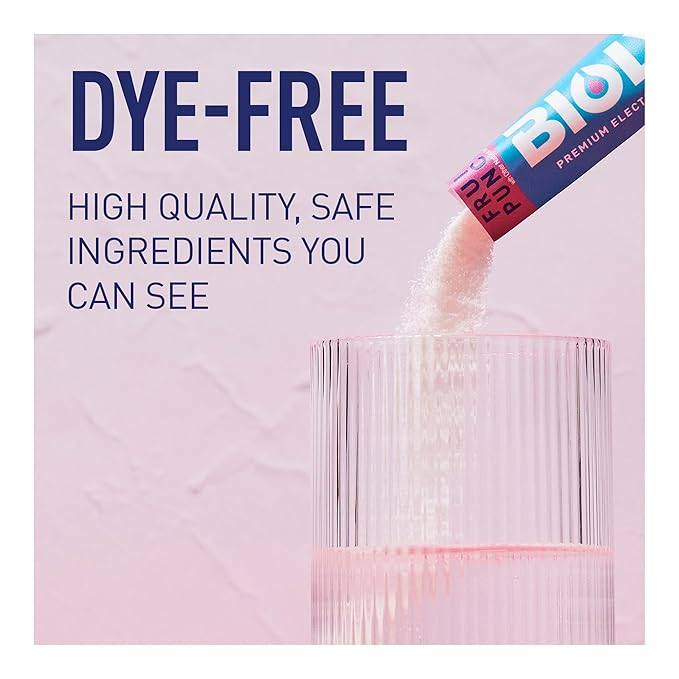 BIOLYTE IV Electrolyte Powder Packets, IV Liquid Drink Mix for Water, Doctor-Developed Hydration, HSA & FSA Approved Dehydration Relief, Chemotherapy Must Haves for Women, Men- Fruit Punch (16 Sticks)