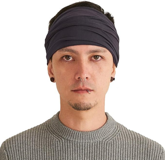 CHARM Headband Bandana Japanese Style - Mens Head Wrap Womens Hair Band by Casualbox