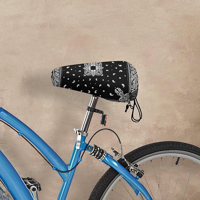 Waterproof Bike Seat Cover with Drawstring Waterproof Bike Seat Rain Cover Seat Protective Water Resistant Bicycle Saddle Rain Dust Cover