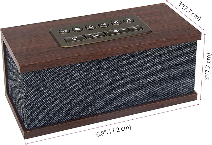 Sound Machine White Noise Machine with 70 Natural Soothing Sounds Sleeping Timer Memory Function 30 Volume Levels Brown Noise Sleep Sounds Machine Powered by USB for Baby Kids Adults,Black