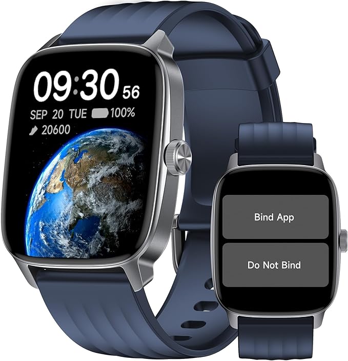 DAVIKO Pedometer Watch Senior Friendly No App/Phone Required, Waterproof Fitness Tracker Watch with Step Counter Calories/Sleep Tracker for Walking Running for Men Women