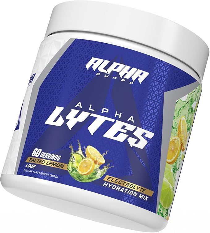 Lytes - Electrolyte Powder Daily Hydration Drink Mix - Sugar-Free, Zero Calorie Instant Formula with Trace Minerals and Antioxidants (60 Servings, Salted Lemon Lime)