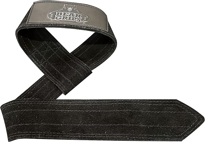 Bear Grips Lifting Straps - Gym & Weightlifting Straps for Men & Women, Deadlift Support, 2 Pairs