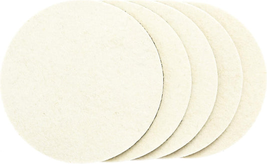 Glass Polishing Pad Discs for Use with Cerium Oxide 5 Pack | 3", 5" and 6" | Remove Scratches and Scuffs in Windshields, Windows, Table Tops and More (6")