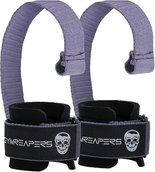 Gymreapers Weight Lifting Straps With Dowel - Wrist Straps for Weightlifting - Workout Deadlift Wrist Weights - Reinforced Stitching & Padded Fit Gym Accessories for Strength & Gym Hand Grip