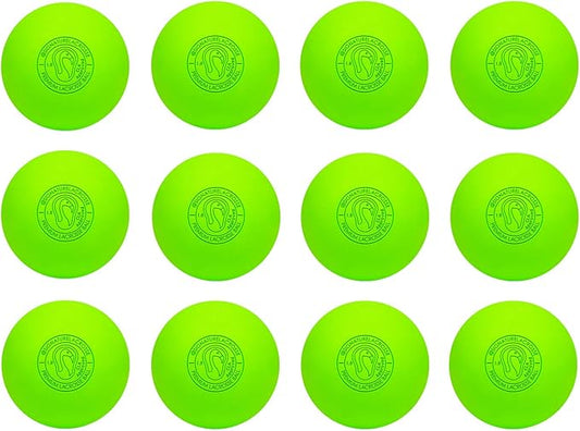 Signature Lacrosse Ball Set - Packs of 2, 4, 8, 12, and 120 - No Chemical Smell Massage Balls, Myofascial Release Tools, Back Roller, Muscle Knot Remover