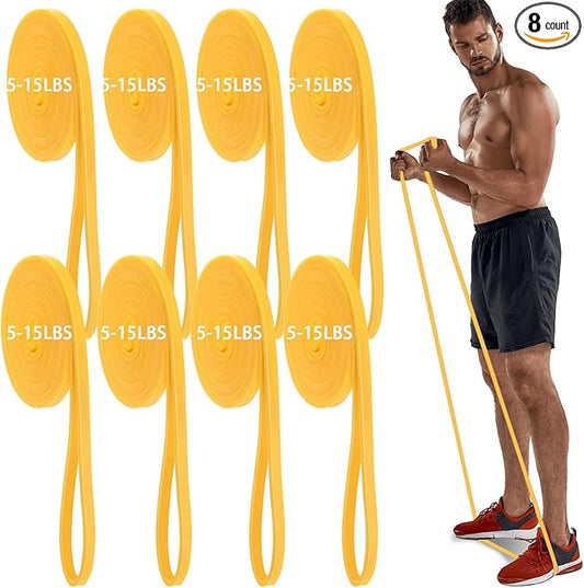 8 Pcs Resistance Bands Pull up Bands Pull up Assistance Bands Exercise Workout Bands for Working Out Muscle Training Physical Therapy Muscle Training Men and Women