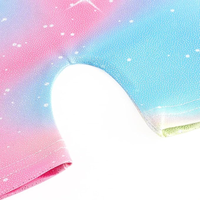 EQSJIU Leotards for Girls Gymnastics Sleeveless Sparkly Toddler Tumbling Outfits Dance Clothes Biketards for Kids 1-10 Years