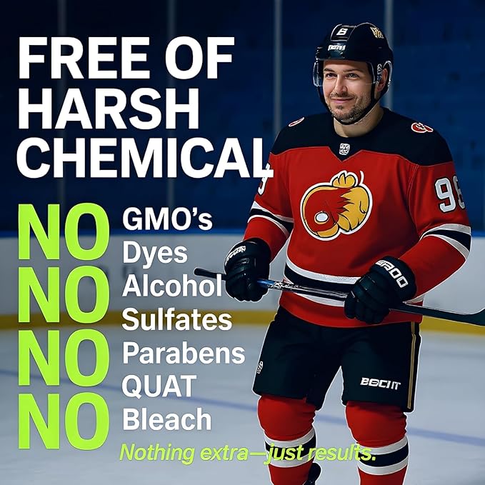 2 in 1 Sports Gear Cleaner and Odor Eliminator β Powerful Nano-Enzyme Deodorizer for Athletic Gear, Hockey, Football, Boxing, MMA, Gym Bag | 16oz Concentrated | Plant-Based | Remove Stink & Clean Dirt