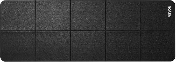 VEVOR Treadmill Mat for Carpet Floor, Exercise Equipment Mat for Treadmills, Stationary & Recumbent Bikes, High Density PVC Floor Protector Gym Mats, Waterproof and Non-Slip for Home Gym