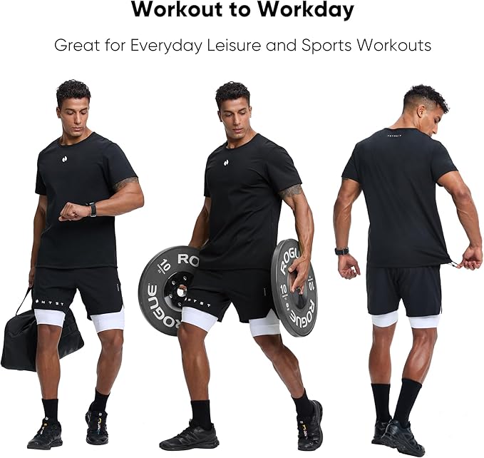 HOTSUIT Sauna Shirt for Men Workout Sweat Suit Heat Trapping Tops Fat burning Compression Shirts for Gym Exercise Boxing