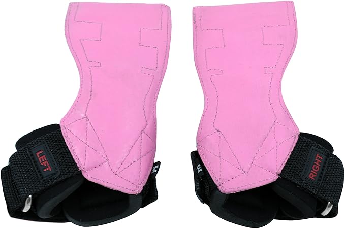 Lifting Grips PRO Weight Gloves Heavy Duty Barbell Gymnastics Straps Alternative to Power Hooks Deadlifts Adjustable Neoprene Padded Wrist Wrap