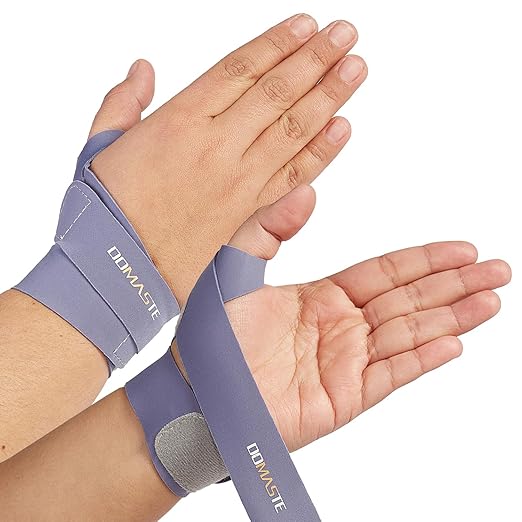 Pickleball Wrist Brace Support for Tennis, Ultra Thin Elastic Wrist Wraps, Lightweight, Breathable and Skin Friendly (Left+Right, Blue Horizon)