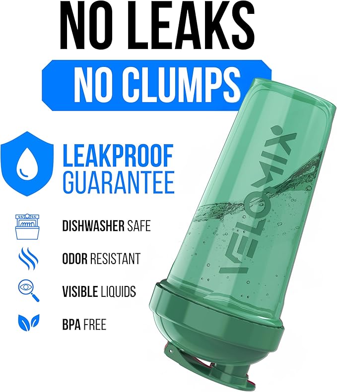 -6 PACK- 28 oz Protein Shaker Bottle for Protein Mixes - 6x Wire Whisk | Leak Proof Shaker Cups for Protein Shakes | Protein Shaker Bottle Pack | Protein Shake Cup (Hawai Shadows)