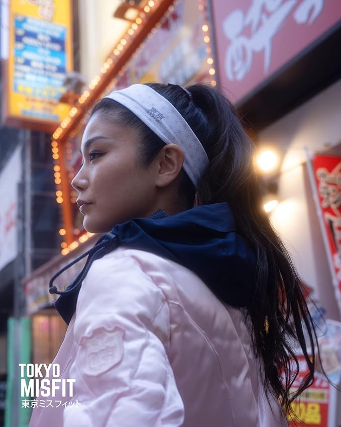 Tokyo Misfit - Japanese Headbands for Men & Women, Sweat Band, Workout, Yoga, Fashion, Running, Sports, Basketball, Bandana