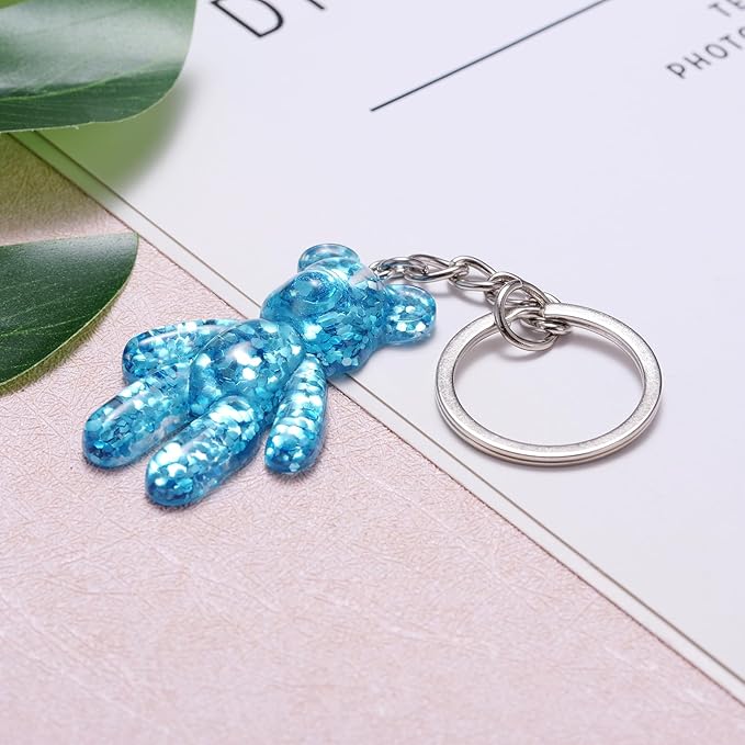 Pocket Bear Hug, Anxiety Gifts for Women Men, Mental Health Positivity Gift for Anxious Friend, Stress Relief Gifts for Her, Thoughtful Gift for School Anxiety, Blue