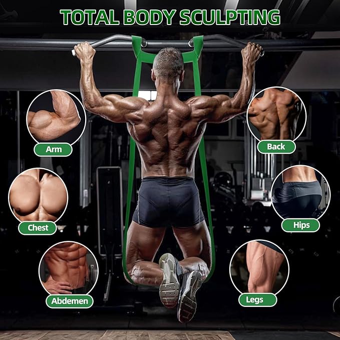 Resistance Bands for Working Out, Pull Up Assist Bands Set, Workout for Women and Men, Exercise Bands,Training, Plasticity, Physical Therapy at Home/Gym