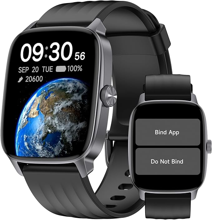 DAVIKO Pedometer Watch Senior Friendly No App/Phone Required, Waterproof Fitness Tracker Watch with Step Counter Calories/Sleep Tracker for Walking Running for Men Women