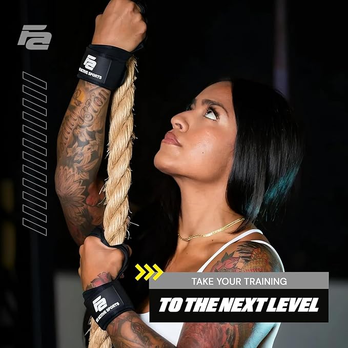 Fit Active Sports New Ventilated Weight Lifting Workout Gloves with Built-in Wrist Wraps for Men and Women - Great for Gym Fitness, Cross Training, Hand Support & Weightlifting.