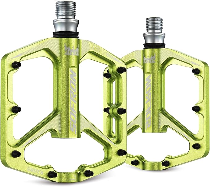 MTB Bike Pedals, Lightweight Bicycle Pedals for BMX/MTB -Universal Lightweight Aluminum Alloy Platform Pedal