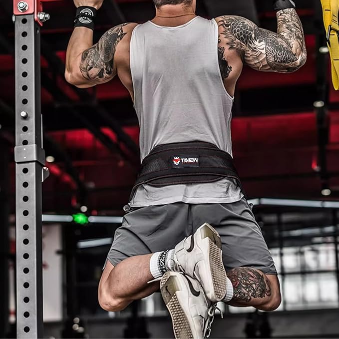 Heavy Duty Dip Belt With Chain - Weighted Pull Up Belt for Workout