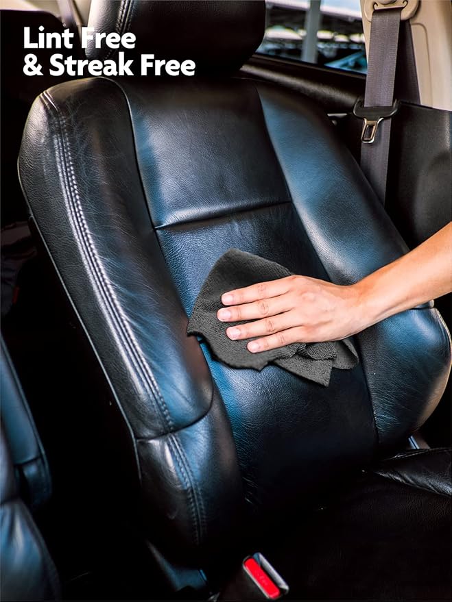 Fantasticlean Microfiber Cleaning Cloth Roll -75 Pack, Tear Away Microfiber Towels, 12" x 12", Reusable, Washable, Scratch Free, Ultra Absorbent for Car, Home Supplies (DimGray)