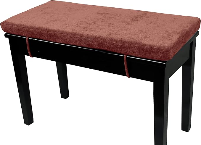 Loveboat Bench Cushion 36 Inch Non-Slip Bench Pad for Shoe Storage, Window, Piano, Dining Room 36"x18"x2" Brick Red