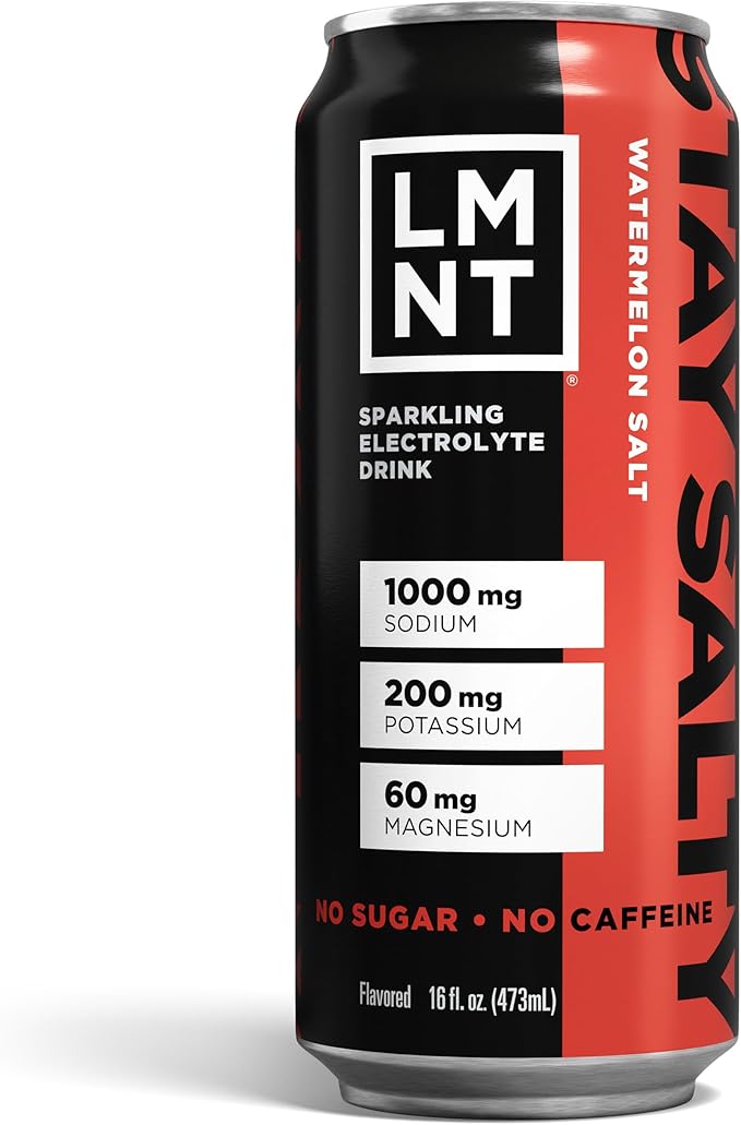Drink LMNT Sparkling Electrolyte Drink - Watermelon Salt | 12-Count