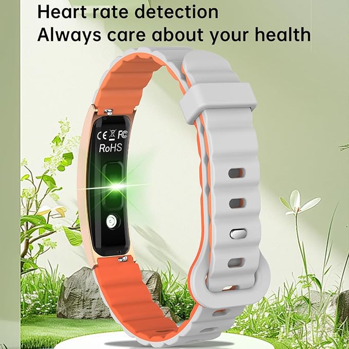 Fitness Tracker Fitness Watch with Heart Rate Monitor Step Counter Sleep Tracking for Women for Android iOS Silvery