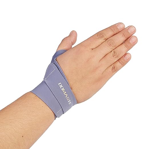 Pickleball Wrist Brace Support for Tennis, Ultra Thin Elastic Wrist Wraps, Lightweight, Breathable and Skin Friendly (Blue Horizon,Right)