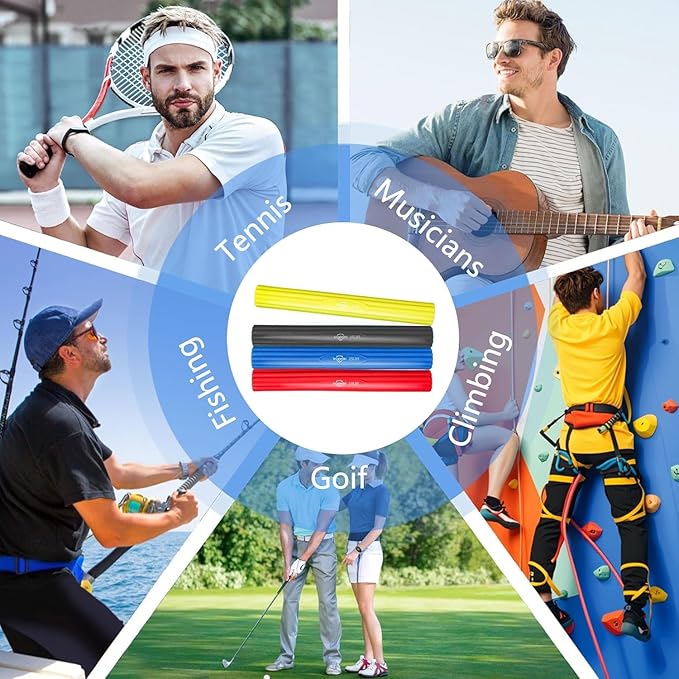 Flex Therapy Bars,Twist Bar for Physical Therapy & Resistance Bar for Golfers Elbow,Tendinitis,Wrist,Forearms Pain, Improve Grip Strength and Relieve Pain