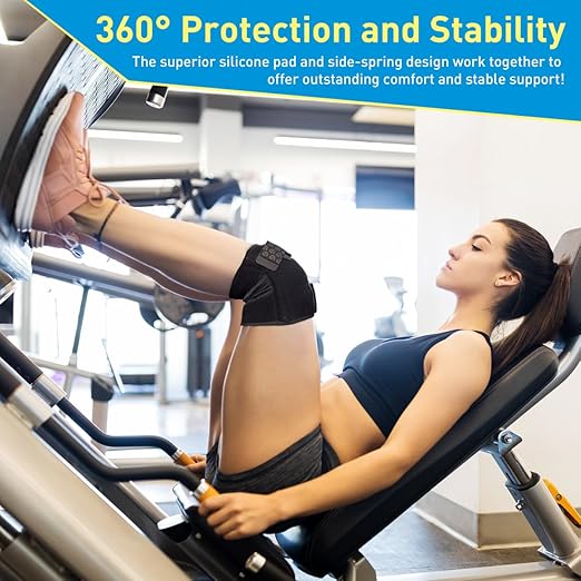 Plus Size Knee Brace for Men Women Knee Pain Relief Patellar Tendon Support Strap Adjustable Patella Stabilizer Knee Straps for Meniscus Tear,Injury Recovery,Mcl Acl