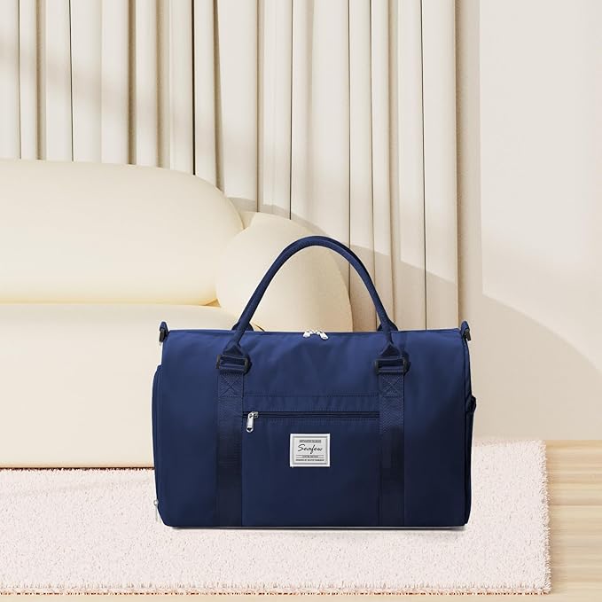 Gym Bag Womens,Travel Duffel Carry on Bag Sport Tote Bag Weekend Overnight Bag