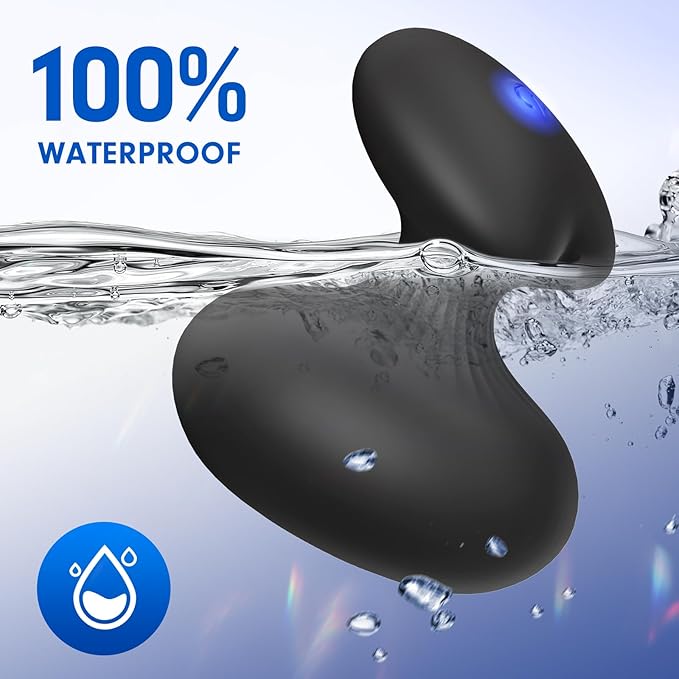 Fully Waterproof Massage Ball, Portable Handheld Neck Massager, Multifunctional Rechargeable Muscle Massage Tool (Black)