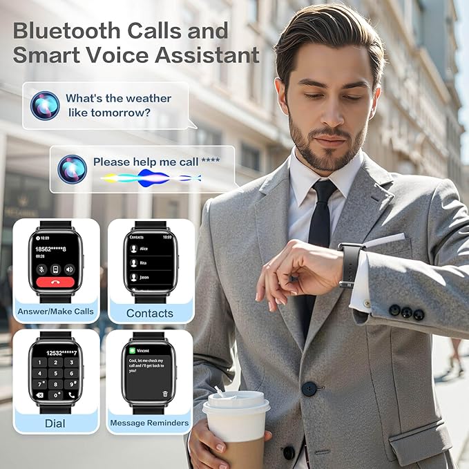 2025 Lightweight Smart Watch for Women, 1.75" AMOLED AI Smartwatch with Da GPT, Fitness Tracker with Heart Rate SpO2 Blood Pressure Sleep Monitor, 120+ Sports Modes, IP68 Waterproof for Android iOS