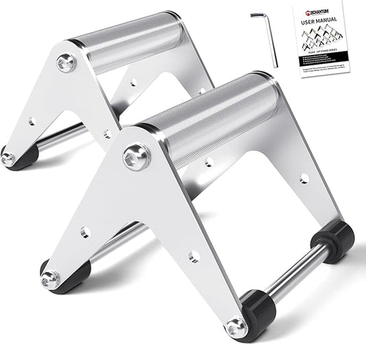 Push Up Bar - Heavy-Duty Stainless Steel Pushup Stands with Non-Slip Base, 660LB Capacity, Portable Home Gym Equipment for Strength Training & Floor Workouts