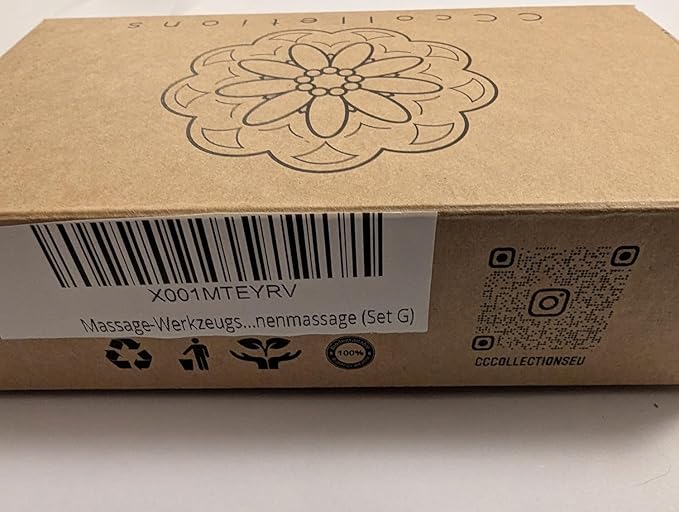 CCcollections Wood Therapy Massage Tools, Reflexology Wooden Stick Tool, Traditional Equipment for Relieving Muscle Pain Body Lymphatic Drainage Massager - (G 6SET)