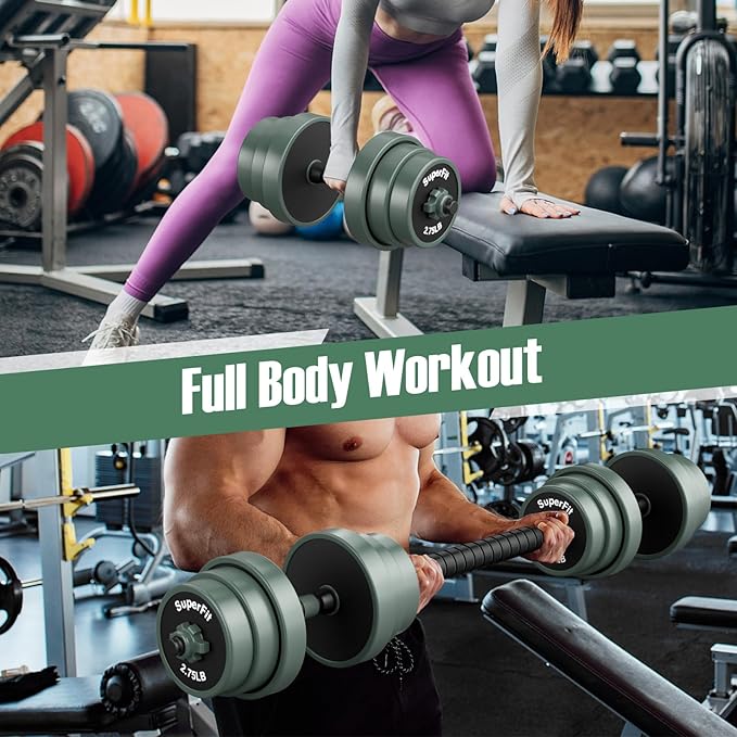 Goplus Adjustable Dumbbell Set, 92/47 LBS Free Weight Set, 4 in 1 Weights w/Connector Used as Barbell, Dumbbells, Kettlebells, Push up Stand, Fitness Workout Equipment for Men Women Home Gym